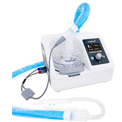 High Flow Device with Mix of Air and Oxygen O2Flo