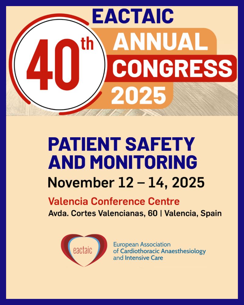 Therasys proudly supports the Annual Congress of EACTAIC in Valencia Spain (11.2025)